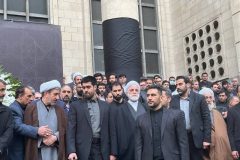 مراسم تشییع پیکر شهیدان رازینی و مقیسه برگزار شد
