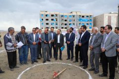 کلنگ‌زنی فاز دوم تعاونی مسکن کارگران موعود  شهرستان دلیجان