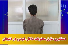 دستگیری سارق محتویات داخل خودرو در دلیجان