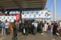 خدمات رسانی موکب شهدای شهرداری دلیجان در مرز مهران