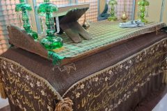 مراسم غبارروبی ضریح مطهر حضرت علی ابن امام محمد باقر(ع)